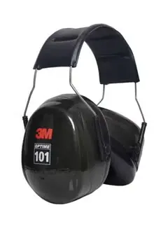 3M H7A PELTOR OPTIME 101 OVER-THE-HEAD EARMUFFS BLACK