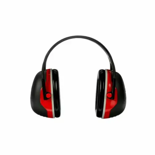 3M X3A INDUSTRIAL WORKING OVERHEAD SOUNDPROOF EARMUFFS GREY/RED 160G
