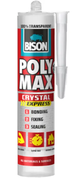 BISON 6308546 POLY MAX CRYSTAL EXPRESS CLEAR 300