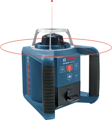 BOSCH GRL 300 HV ROTATION LASER SET (LR1+RC1+WM4+CHGREU/UK+CASE+TP)