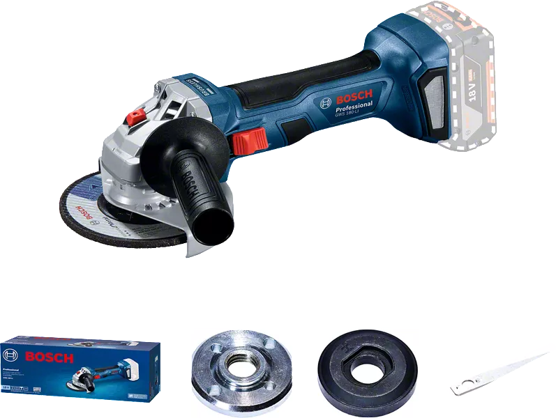 BOSCH GWS 180-LI (115MM SOLO) CORDLESS ANGLE GRINDER 18V  700W