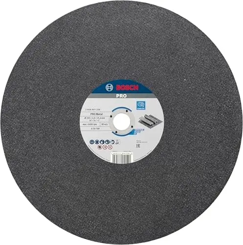 BOSCH METAL CUTTING DISC 14" STRAIGHT (355 X 3.1X 25.4)