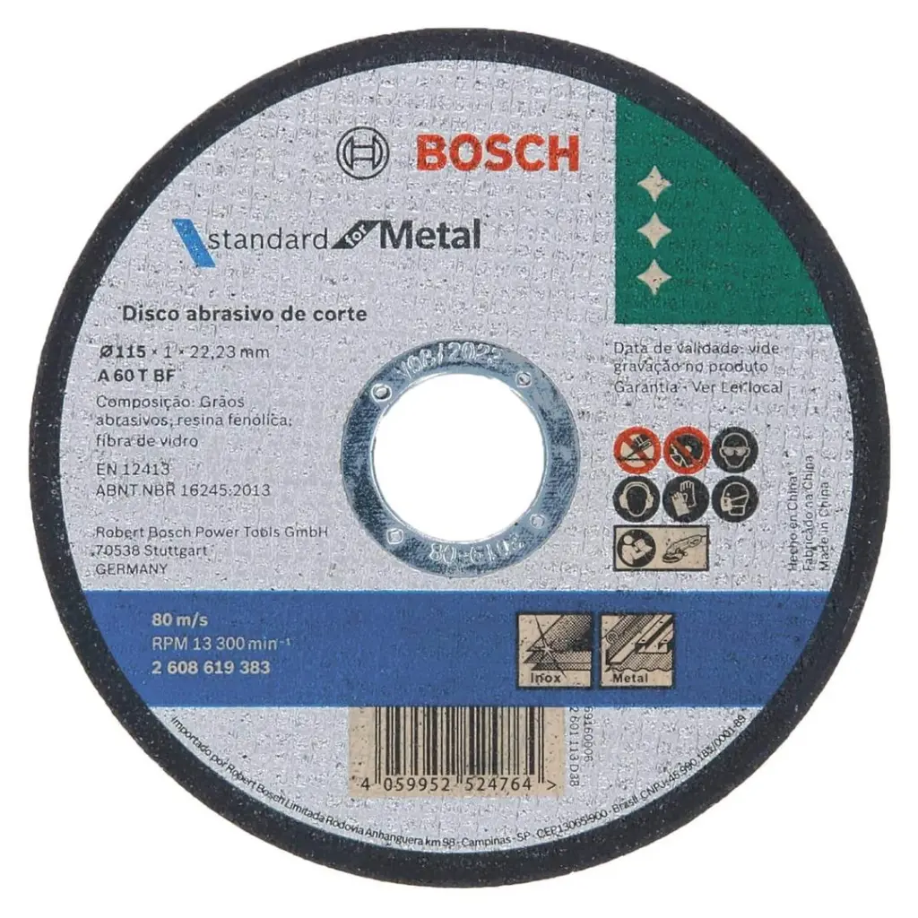 BOSCH METAL CUTTING DISC 4YI" (115 X 3.0 X 22)