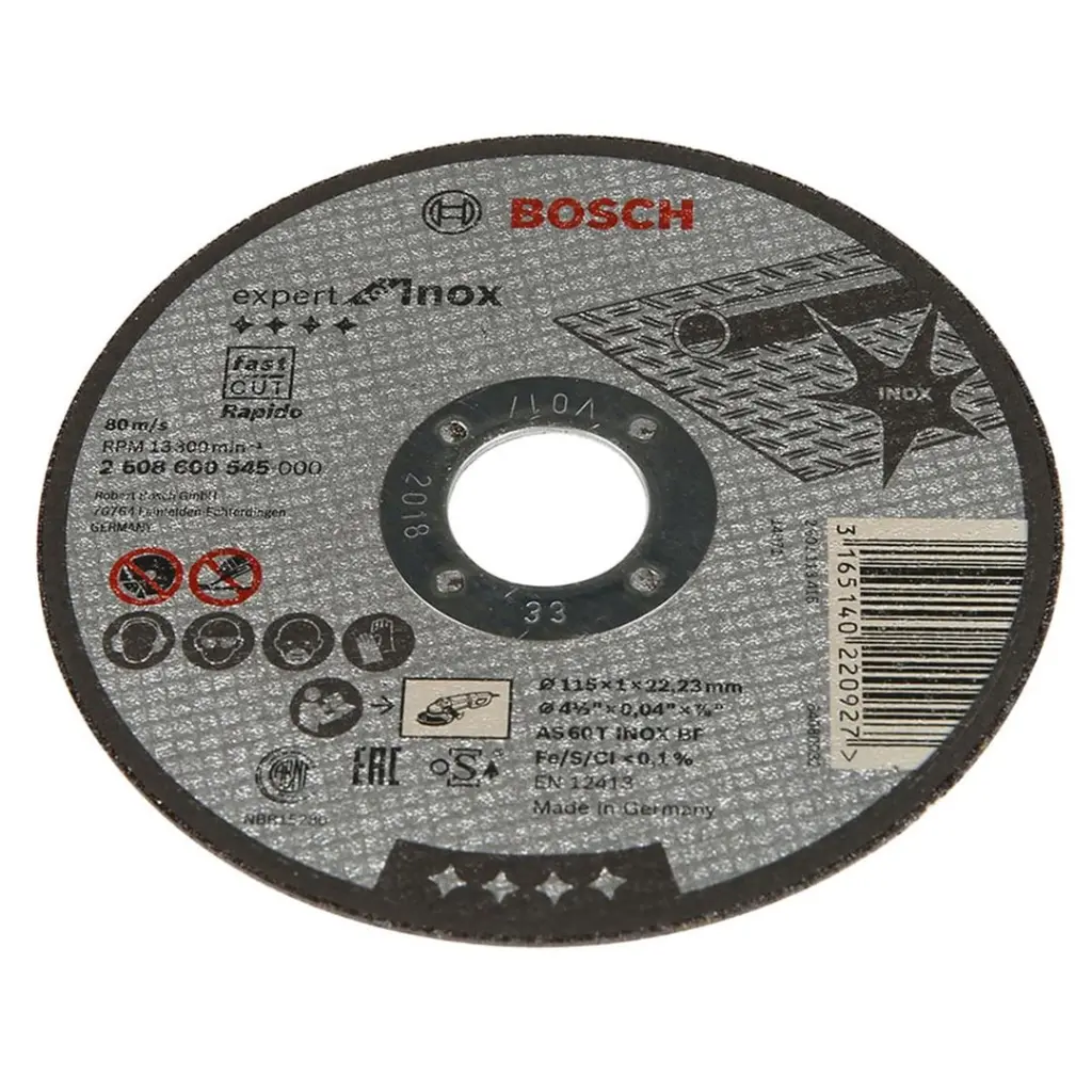 BOSCH METAL CUTTING DISC 5" (125 X 2.5 X 22)