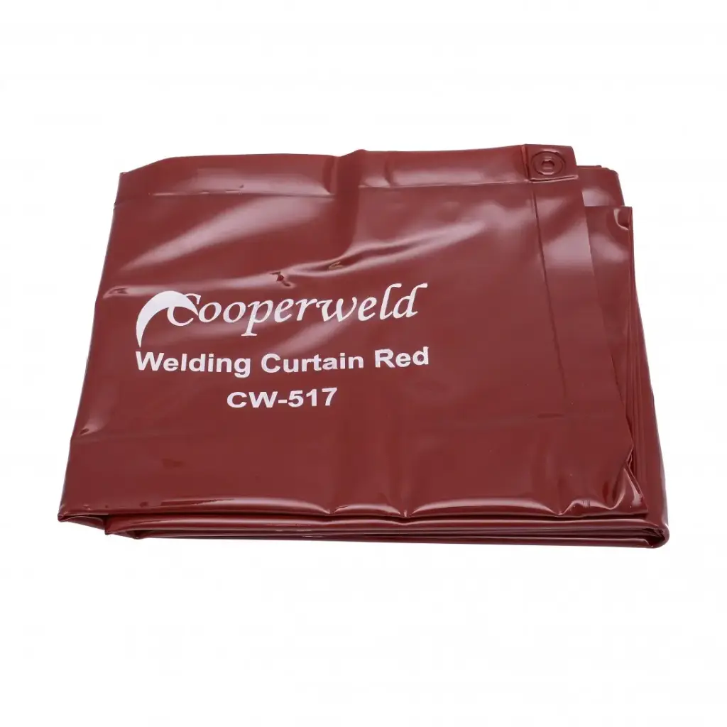 COOPERWELD CW-517 WELDING CURTAIN RED 6X6