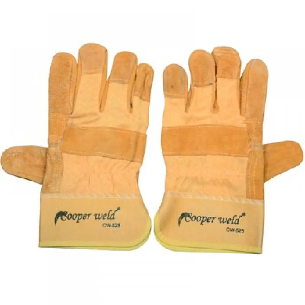 COOPERWELD CW-525 GLOVES LEATHER YELLOW H/D