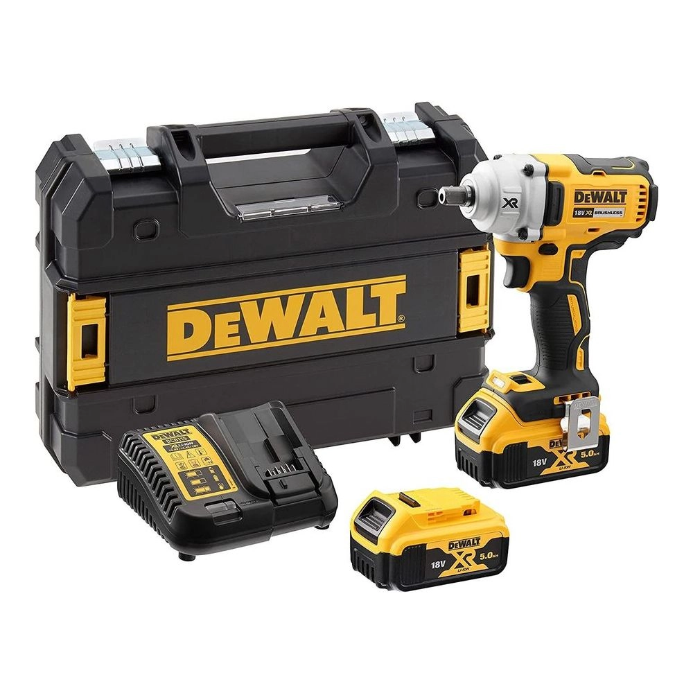 DEWALT DCF894P2-GB CORDLESS IMPACT WRENCH 18V 5.0AH WITH 2 BATTERY & CHARGER