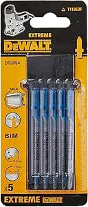 DEWALT DT2054-QZ METAL JIGSAW BLADE PK5 T118E