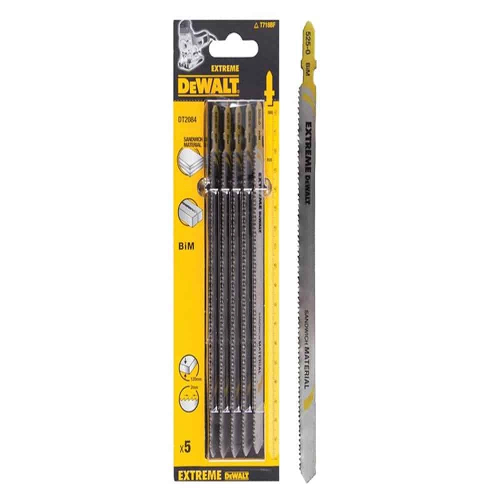 DEWALT DT2084-QZ LONG LIFE BI-METAL JIGSAW BLADES 180MM