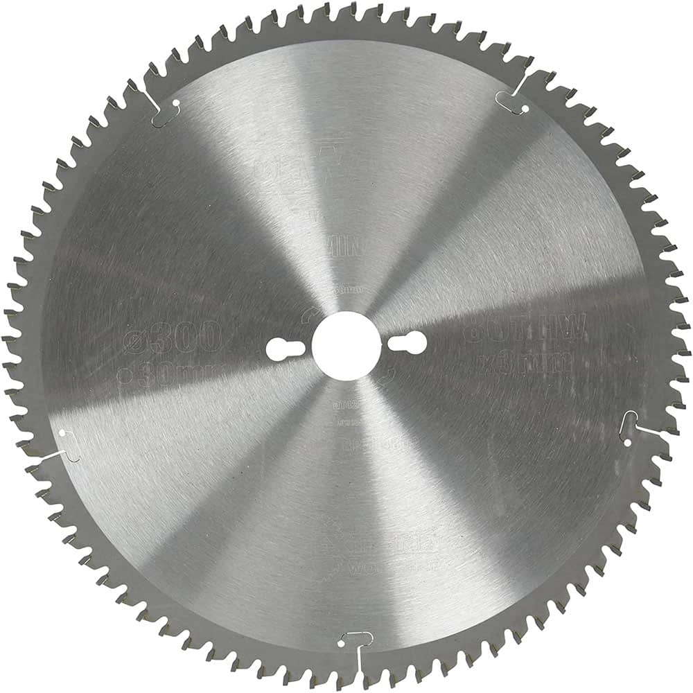 DEWALT DT4353QZ CIRCULAR SAW BLADE DIAMETER 250 BORE 30 10DEG 80 TEETH