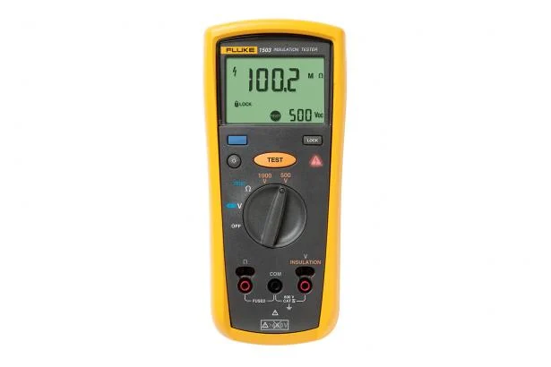 FLUKE 1503 INSULATION RESISTANCE TESTER, CAT IV 600V, 500V - 1000V