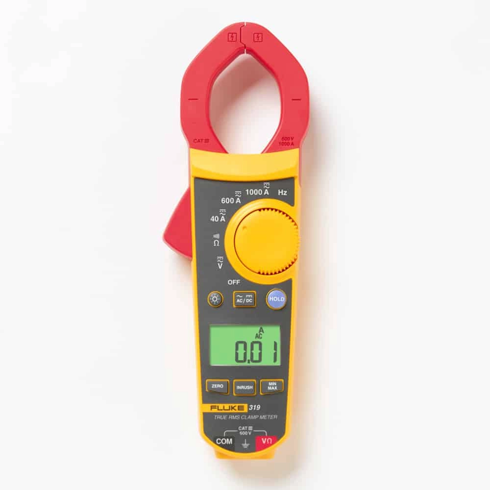FLUKE 319 TRUE RMS AC CLAMP METER CAT III, 1000A