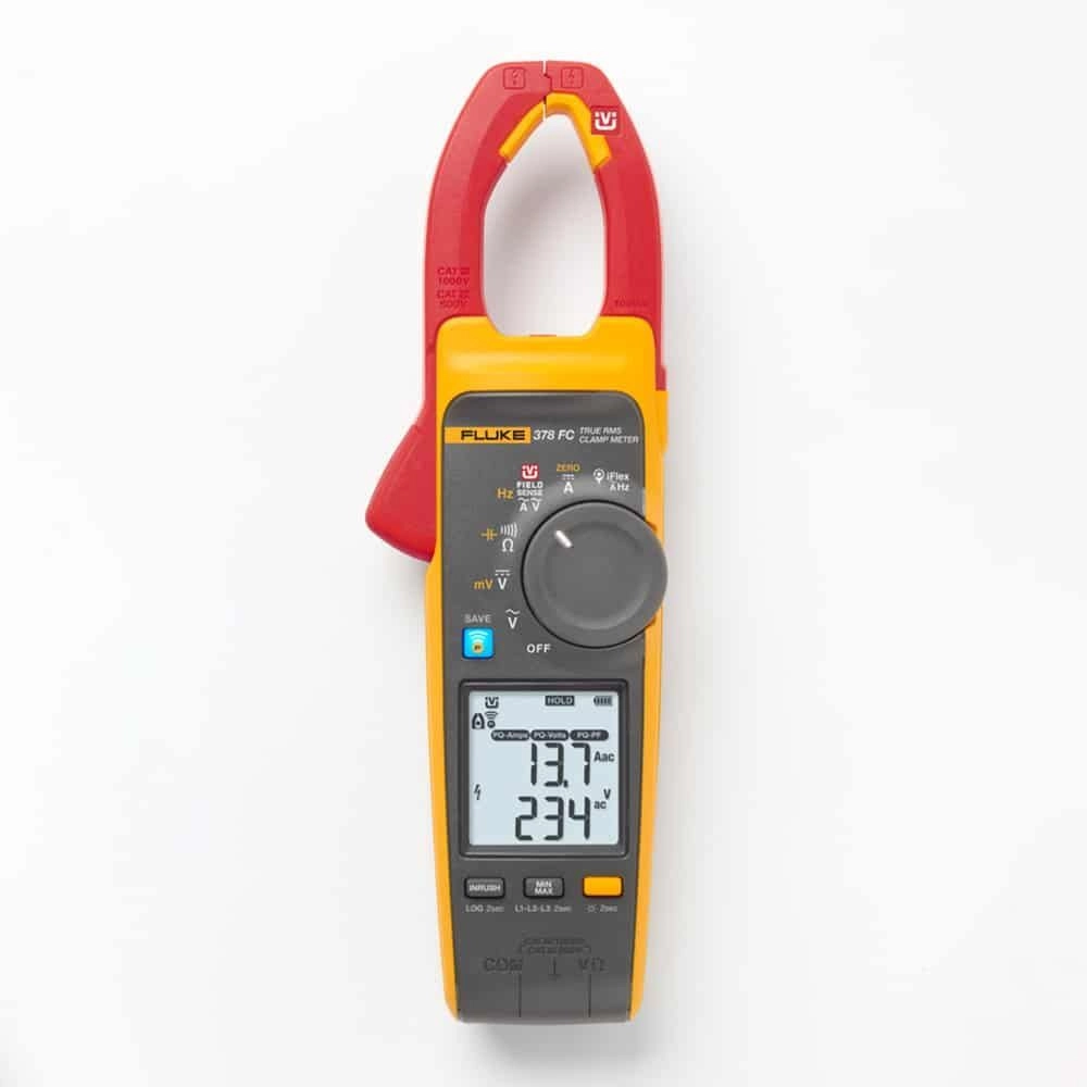 FLUKE 378 FC TRUE RMS AC/DC CLAMP METER WITH IFLEX PROBE, 2500A
