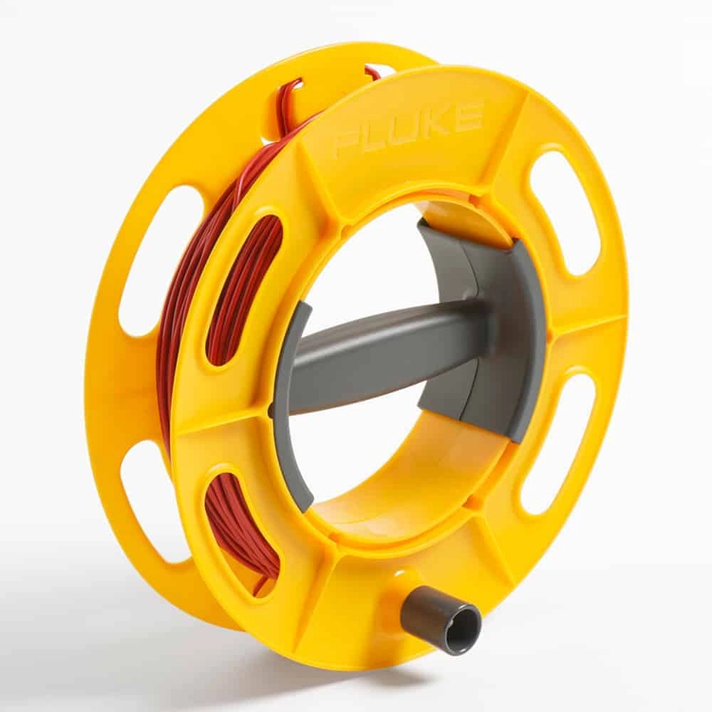 FLUKE 50M RD GROUND/EARTH CABLE REEL, 50M WIRE, RED