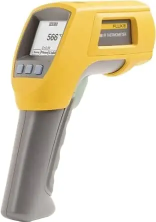 FLUKE 566 THERMAL GUN INFRARED AND CONTACT THERMOMETER, 30:1, -40 TO 650°C