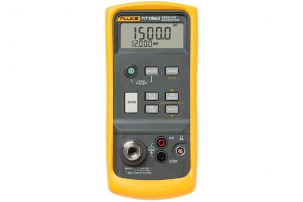 FLUKE 717 30G PRESSURE CALIBRATOR, -12 TO 30 PSI, -850 MBAR TO 2 BAR