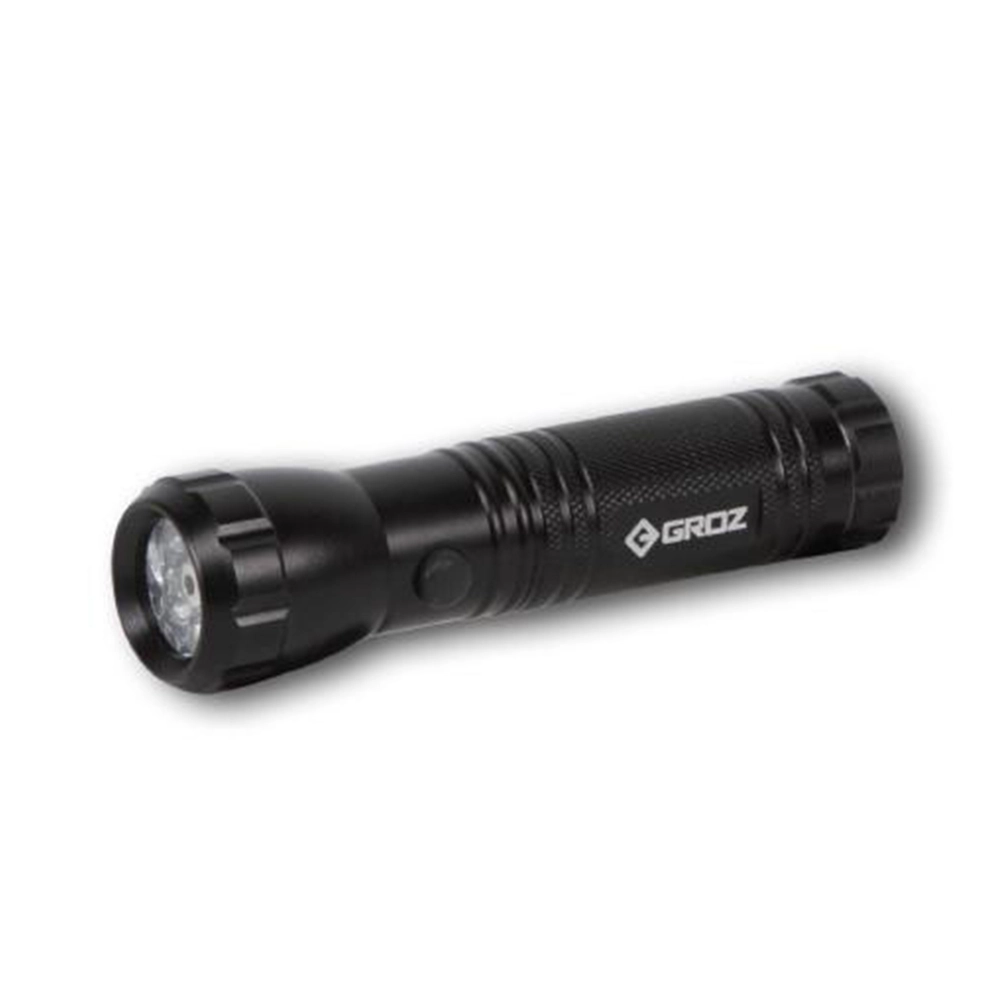GROZ LED/100 FLASHLIGHT W/LASER 18 LUMENS