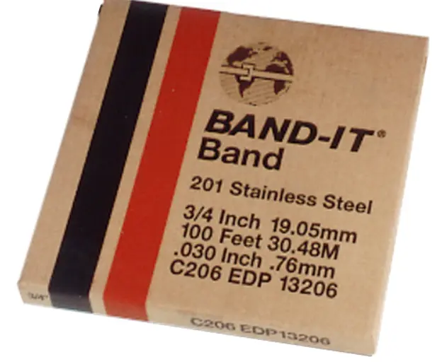 BAND-IT C206 SS 201 STRIP 3/4" 100FT (BAND-IT BAND)