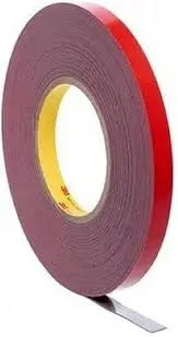 3M 06385 Automative Tape 1/4" X 5 Yard Grey