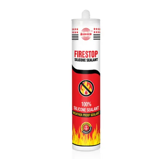 ASMACO FIRE STOP SILICONE SEALANT WHITE 600ML