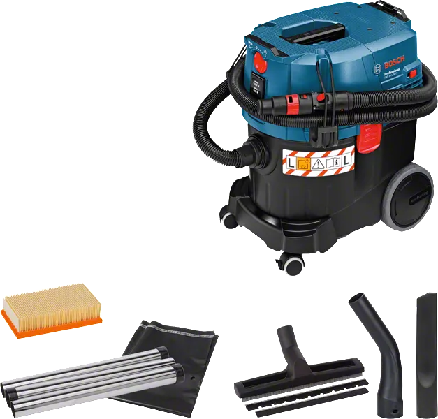 BOSCH GAS 35 L SFC+ WET/DRY EXTRACTOR 254MBAR SIMPLE FILTER CLEANING