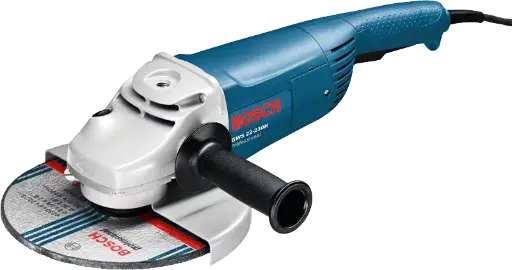 BOSCH GWS 22-230 H LARGE ANGLE GRINDER WITH DEADMAN SWITCH 2200 W 110 V
