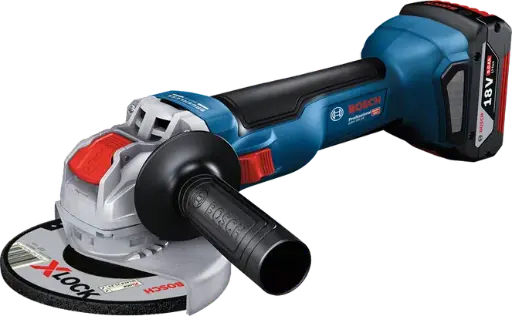 BOSCH GWX 18V-10 C (125MM SOLO CARTON) CORDLESS ANGLE GRINDER 18V 1000 W