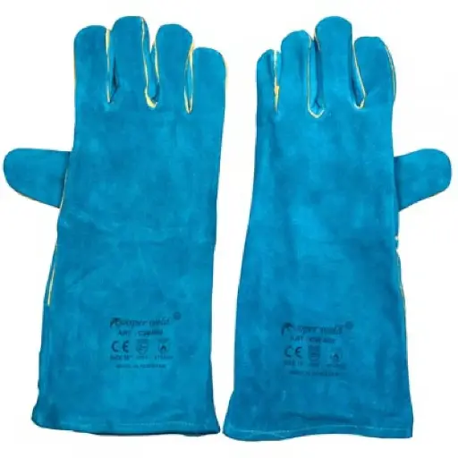COOPERWELD CW-508 GLOVES WELDING 16" LIGHT GREEN (DOZ)