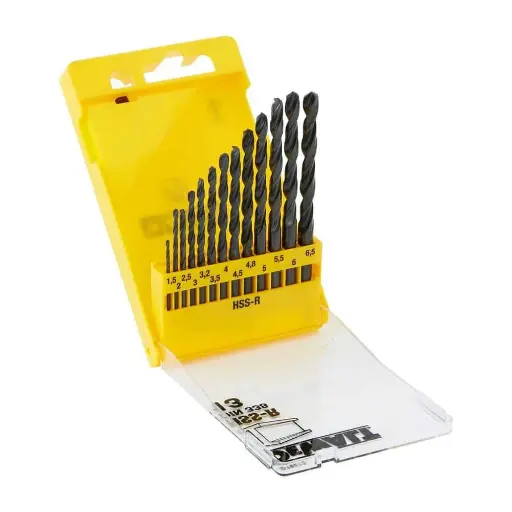 DEWALT DT5912QZ HSS JOBBER DRILLS IN PLASTIC CASSETTE PACK OF 13