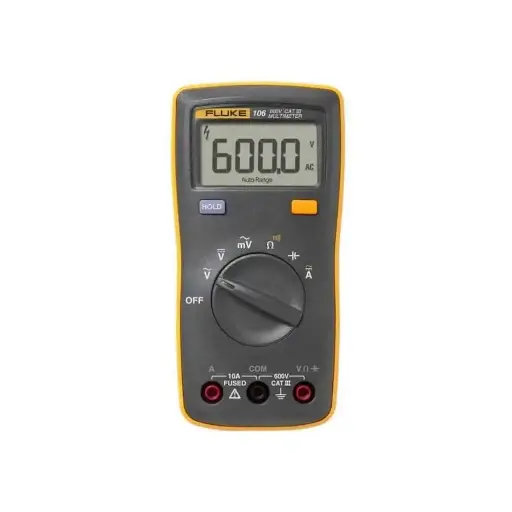 FLUKE 106  PALM-SIZED DIGITAL MULTIMETER, CAT III 600V, 10A