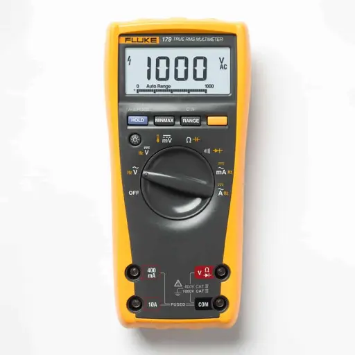FLUKE 179 TRUE RMS DIGITAL MULTIMETER CAT IV 600V, 10A