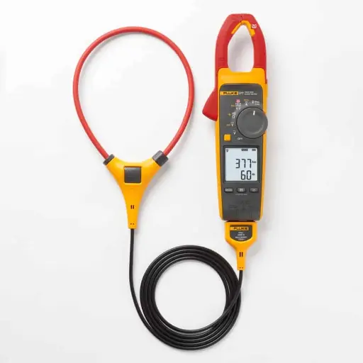 FLUKE 377 FC TRUE RMS AC/DC CLAMP METER WITH IFLEX PROBE, 2500A