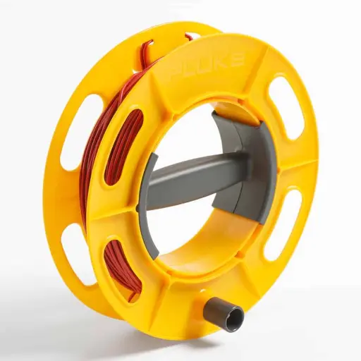 FLUKE 50M RD GROUND/EARTH CABLE REEL, 50M WIRE, RED