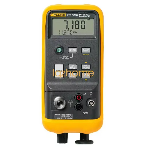 FLUKE 718 300G PRESSURE CALIBRATOR, -12 TO 300 PSI, -850 MBAR TO 20.68 BAR