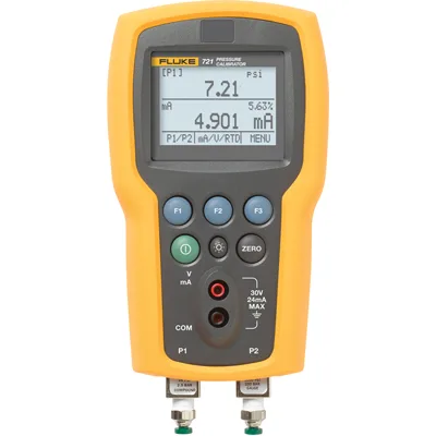 FLUKE 721-3630 DUAL SENSOR PRESSURE CALIBRATOR, -14 TO 36 PSI (LOW), 0 TO 3000 PSI (HIGH)