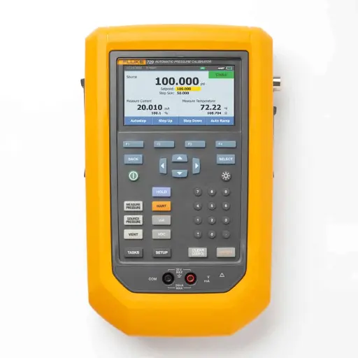 FLUKE 729-30G FC ELECTRIC PRESSURE CALIBRATOR, 30 PSI, 2 BAR, 0 TO 24 MA