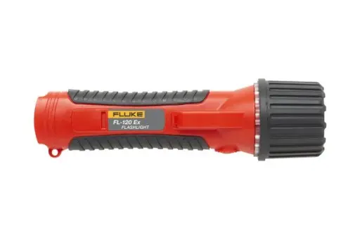 FLUKE FL-120 EX INTRINSICALLY SAFE FLASHLIGHT, 120 LUMENS