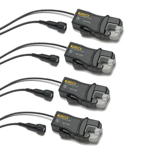 FLUKE I1A/10A PQ4 SWITCHABLE MINI CLAMP-ON CURRENT PROBES, 1 TO 10A, SET OF 4