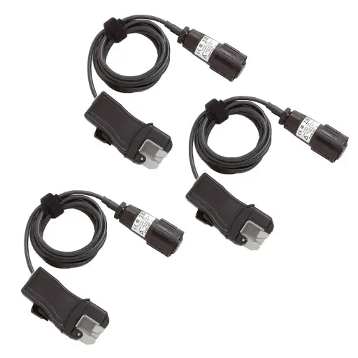 FLUKE I5A/50A PQ3 SWITCHABLE MINI CLAMP-ON CURRENT TRANSFORMERS, 5 TO 50A, SET OF 3