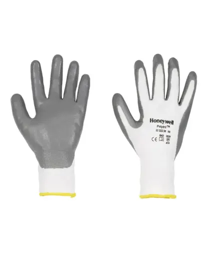 HONEYWELL GNT2232230 POLYTRIL GLOVES WHITE/GREY ONE SIZE 10-PAIR