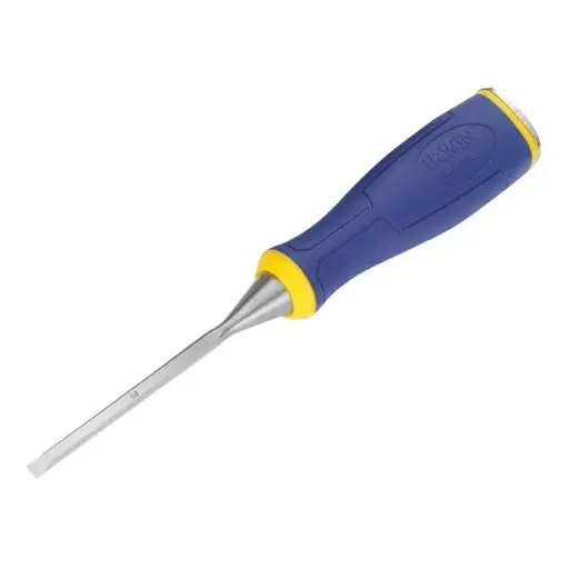 IRWIN 10501698 BEVEL EDGE CHISEL WITH STRIKING CAP 1/4 INCHES
