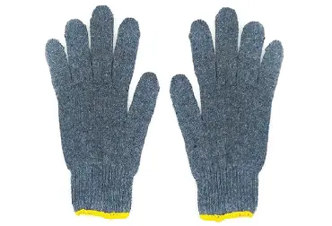 G70 GREY COTTON YARN GLOVES (70 GMS/ PAIR)