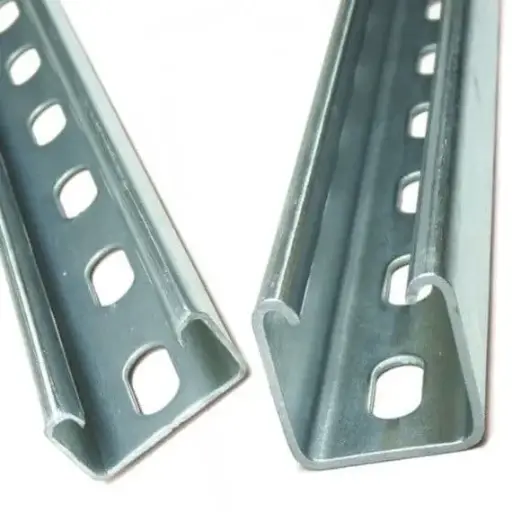 GI SLOTTED CHANNEL 41 X 41 X 1.2MM X 3MTR